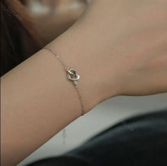 Aetolia Bracelets For Couples Braided Rope Matching Custom Bff Couple Friend Gifts Her And Him Girl Heart Shape