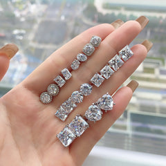 Aetolia Statement Earring Women Designer Korean Fashion Sterling Silver Zircon Stud Earrings For Women Aetolia Studs Earrings Jewelry
