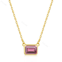 Aetolia Women Chain 18K Gold Plated Jewelry Popular 925 Sterling Silver Statement Heart Luxury Cubic Zircon Pendant Necklace