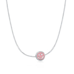 Aetolia Joya De Plata Pendant Women Layer Pearl Necklaces Zirconia Jewelry 18K Gold Plated 925 Sterling Silver Smile Flower Necklace