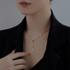 Aetolia High Quality Round Pendant New Design 18K Gold Plated Necklace Jewelry Sterling Silver 925 Cz Cubic Zirconia Necklaces Women