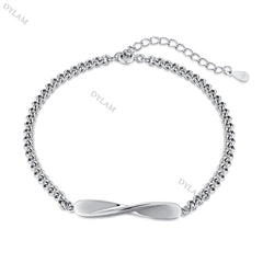 Aetolia Wholesale Bracelete Man Pour Homme Femme Jewelry Sterling Silver 925 Couple Bracelets Men Bracelet Women