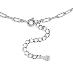 Aetolia Manufacturer Wholesale Fine Popular 925 Sterling Silver Chain Necklace Letter Good Luck Square Pendant Necklaces For Women