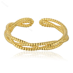 Aetolia Shiny Heart Star Moon Butterfly Design 18K Gold Plated Adjustable Openings Ring 925 Sterling Silver Rings Jewelry Women