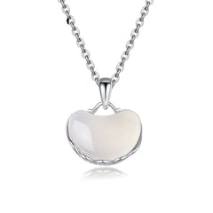 Aetolia Factory Price S925 Sterling Silver Hotan Jade Necklaces Women Light Luxury 18K Gold Plated Pendant Necklace Wholesale