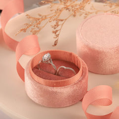 Aetolia Anillo Plata 925 CZ Engagement Wedding Ring Matching Stackable Rings Set of Double Rings Set in Gift Box