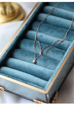Aetolia Gold Plated Layered Necklace Chain Double Layer Star Pendant Thin Necklaces Heart Jewelry Sterling Silver
