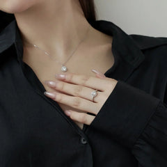 Aetolia Hot Selling Oval S925 Sterling Silver Necklaces Earrings Rings Bridal Diamond Cz Zirconia Wedding Jewelry Sets For Women