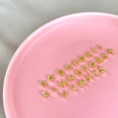 Aetolia Wholesale Sterling Silver 925 Sliding Ball Adjustable Chain Alphabet Popular DIY 26 Initial Letter Charm Pendant Necklace