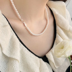Aetolia Delicate Trendy Women Jewelry Shell Pearl Necklace Summer Beach 925 Silver Pearls Choker Necklaces For Women Wedding Party