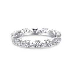 Aetolia 925 Sterling Silver 8A Cubic Zirconia jewelry Waterproof Bride Promise Ring Diamond Engagement Wedding Rings Jewelry Women