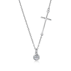Aetolia Joya De Plata Pendant Women Layer Pearl Necklaces Zirconia Jewelry 18K Gold Plated 925 Sterling Silver Smile Flower Necklace