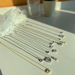 Aetolia Women Chain 18K Gold Plated Jewelry Popular 925 Sterling Silver Statement Heart Luxury Cubic Zircon Pendant Necklace