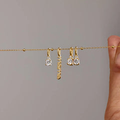 Aetolia Mother'S Day Gift 18K Gold Plated Charms Jewelry Making Oem Oval Cz Zircon Wholesale Mama Letter Pendants Diy Necklaces