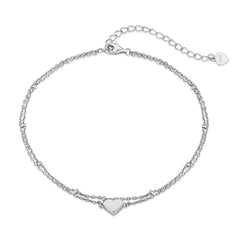 Aetolia Accessories Bracelet Bangle 18K Gold Plated Anklets Set Initial Alphabet Letter A-Z Charms Pendant Cuban Link For Women