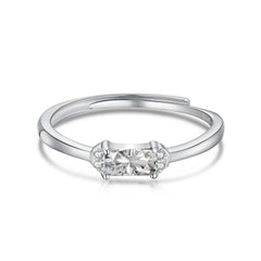 Aetolia Moissanite 925 Sterling Silver Cubic Zirconia Diamond Drop Heart Shaped Finger Ring Jewelry Women Engagement Wedding Rings