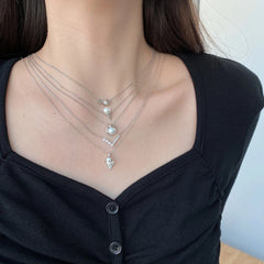 Aetolia Luxury Design 18K Gold Plated Chain Choker Necklace 925 Sterling Silver Baroque Freshwater Pearl Necklaces For Women