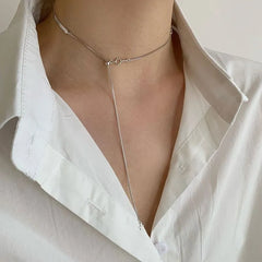 Aetolia Joya De Plata Pendant Women Layer Pearl Necklaces Zirconia Jewelry 18K Gold Plated 925 Sterling Silver Smile Flower Necklace