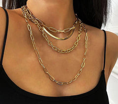 Aetolia Personalized Cuban Non Tarnish 18k Gold Plated Jewelry Chain Women 925 Sterling Silver Chunky Choker Paperclip Link Necklace