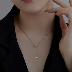 Aetolia High Quality Round Pendant New Design 18K Gold Plated Necklace Jewelry Sterling Silver 925 Cz Cubic Zirconia Necklaces Women