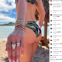 Aetolia INS French Fine Jewelry Engagement Sterling Silver Bling Rings Women 925 Wedding Ring