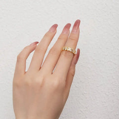 Aetolia Luxury Factory Cubic Zirconia Diamond Ring Wedding Band Sparkling Eternity S925 Sterling Silver Stacking Rings Jewelry Women