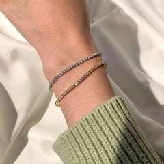 Aetolia Multi Color 5A 18k plated Cubuic Zircon Iced Out Bling Full Stones 925S Sterling Silver Women CZ Tennis Gold Bracelets