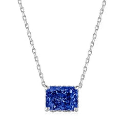 Aetolia Wholesale Price Unique Jewelry Gift AAAAA 4 Claw Colorful Perfect Cut Cubic Zirconia Round Pendant Necklace