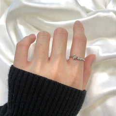 Aetolia Wholesale Cz Cubic Zirconia Ring Couples Accessories S925 Sterling Silver Ring Star Moon Finger Ring For Lover Men Women