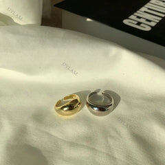 Aetolia luxury real 925 silver adjustable punk ring baguette sterling silver rings hollow base open size chunky ring silver