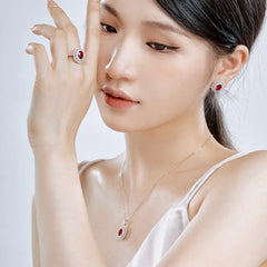 Aetolia Top End Collection Rhodium Plated 925 Sterling Silver ring Diamond Sparkling Big Stone Flower Eternity 5A Zirconia Rings