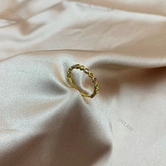 Aetolia Christmas Pave Rings Love U Heart Ring Eternity Jewelry Women 925 SilverRing Gold 18K Eemal Rings