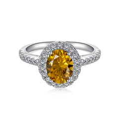 Aetolia Fine Jewellery Famous Brand Oval Shape Cz Ring Designer 925 Sterling Silver Rings Necklace Earrings Jewelry Set For Women