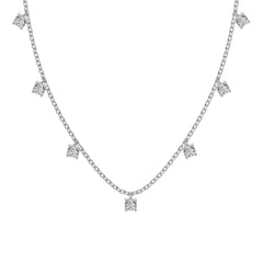 Aetolia 18K Gold Plated 925 Sterling Silver Necklace Round Green Emerald Pendant Necklace 5A Cubic Zirconia Cz Necklaces For Women