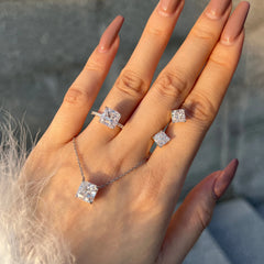 Aetolia Wholesale Quality 925 Sterling Silver Heart Necklace Brand Designer Colliers Bijoux Femme Chain Necklaces For Women Jewelry Set