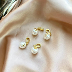 Aetolia Long custom 925 Sterling Silver freshwater pearls Necklaces 1 With Pendant Gold Plated Real Fresh Water Pearl Necklace