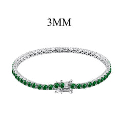 Aetolia Christmas Gifts Luxury Bling Red Green Cubic Zircon Bracelet Earrings Necklace Set Statement Emerald Rings Jewelry Set For Women