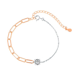 Aetolia Cuba Drop Heart Shape Iced Out Tennis Cubic Zirconia 925 Silver Chain Crystal Bracelets Bangles Charm For Bracelet Women