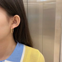 Aetolia Non Tarnish Colorful Cz Hoop Earrings 18k Gold Plated Big Hoop Earrings 925 Sterling silver Women Earrings Hoops for women