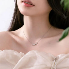 Aetolia Temperament S925 Silver Heart Letter Pendant Necklace Cz Zirconia Jewelry 18K Gold Plated Necklaces Bracelets Set For Girl