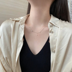 Aetolia Rhodium Plated 5A Cubic Zirconia Dainty Infinity Pendant Necklace for Women Jewelry Gift Bridesmaid Necklaces for women