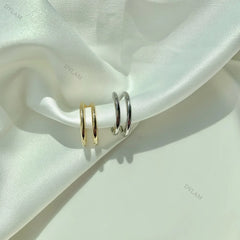 Aetolia Jewellery Anillos De Plata 925 Silver Jewelry Joyeria Signet Adjustable Ring Gold Plated Jewelry 18K Gold Chunky Rings