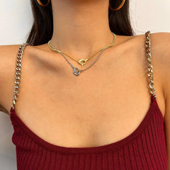 Aetolia Big Trend 925 Sterling Silver Necklace Chain Jewelry 18k Gold Designer Freshwater Girls Gold Plated Necklace For Women