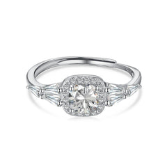 Aetolia Moissanite 925 Sterling Silver Cubic Zirconia Diamond Drop Heart Shaped Finger Ring Jewelry Women Engagement Wedding Rings