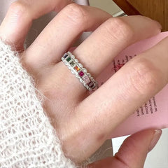 Aetolia Fashion Custom Moissanite Engagement Ring 18K Gold Plated Diamond Wedding Jewelry 925 Sterling Silver Rings For Women