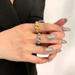 Aetolia 925 Knot hot sale Rings Hearts Sterling Silver Adjustable Rings Women For Couple 18k Gold Crossover & Twist Rings Jewelry