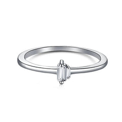 Aetolia Anillo Plata 925 Simple Modern Daily Fashion Minimalist 925 Sterling Silver Ring Mini Infinity Rings