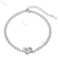 Aetolia Bracelets For Couples Braided Rope Matching Custom Bff Couple Friend Gifts Her And Him Girl Heart Shape