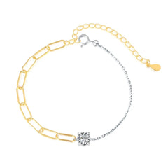 Aetolia Cuba Drop Heart Shape Iced Out Tennis Cubic Zirconia 925 Silver Chain Crystal Bracelets Bangles Charm For Bracelet Women