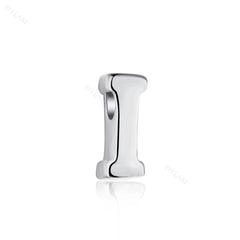 Aetolia 925 Sterling Silver Sliding Chain Personalized Alphabet Necklaces Diy Name Letter Initial Charm Pendant Necklace 18K Gold Plated